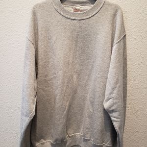 Vintage 1990s Oneita Blank Crewneck Men's sz L Gray